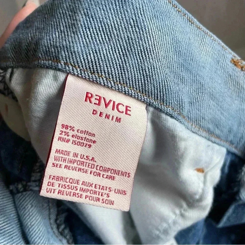Revice Split Denim Boyfriend Fit made in LA USA size 27 - Picture 8 of 8